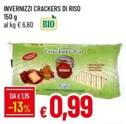 IperFamila Crackers Bio Riso offerta