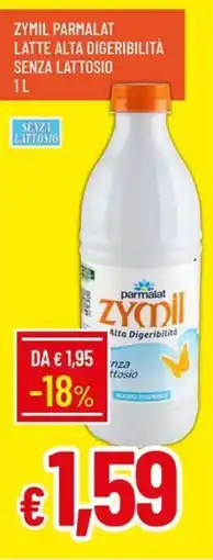 IperFamila Zymil Parmalat latte alta digeribilità senza lattosio offerta