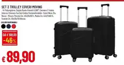 IperFamila Set 3 trolley coveri moving offerta