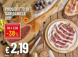 IperFamila Prosciutto di San Daniele DOP offerta
