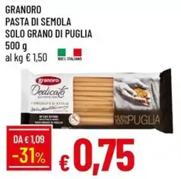IperFamila Granoro pasta di semola offerta
