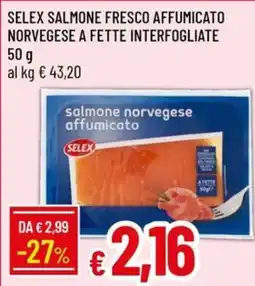 IperFamila Salmone norvegese affumicato offerta