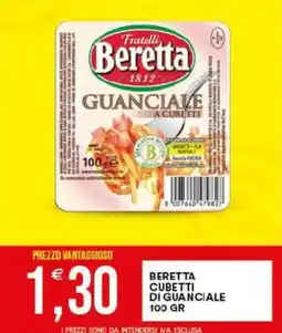 Vantaggio Cash&Carry Beretta cubetti di guanciale offerta