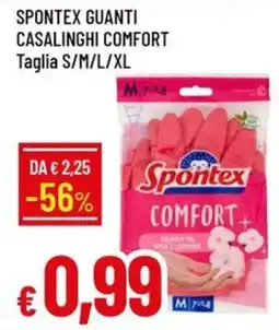 IperFamila Spontex guanti casalinghi comfort offerta