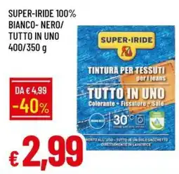 IperFamila Super-Iride Tintura per tessuti per i jeans offerta