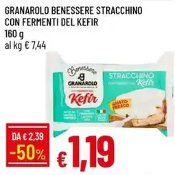 IperFamila Granarolo Benessere Stracchino con fermenti del kefir offerta
