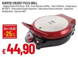 IperFamila Kooper pizza grill offerta