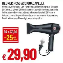 IperFamila Beurer asciugacapelli offerta