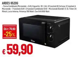 IperFamila Forno Combinato Microonde + Grill Ardes offerta