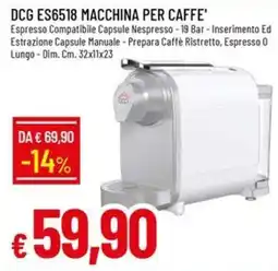 IperFamila DCG macchina per caffè offerta