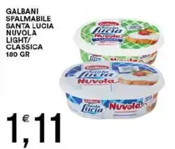 Vantaggio Cash&Carry Galbani spalmabile Santa Lucia Nuvola offerta