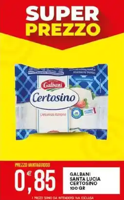 Vantaggio Cash&Carry Galbani Certosino offerta