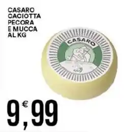 Vantaggio Cash&Carry Casaro caciotta pecora e mucca offerta