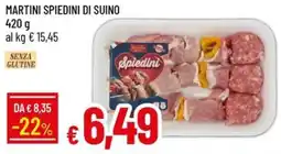 IperFamila Martini spiedini di suino offerta