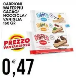 Vantaggio Cash&Carry Cabrioni waferpiù cacao offerta