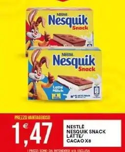 Vantaggio Cash&Carry Nestlé Nesquik Snack Latte/Cacao offerta