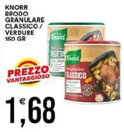 Vantaggio Cash&Carry Knorr brodo granulare classico offerta