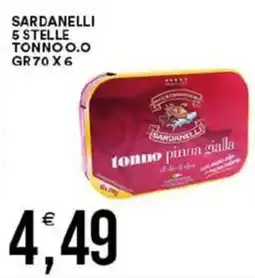 Vantaggio Cash&Carry Tonno pinna gialla Sardanelli offerta