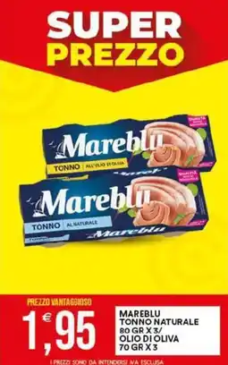 Vantaggio Cash&Carry Mareblu tonno naturale offerta