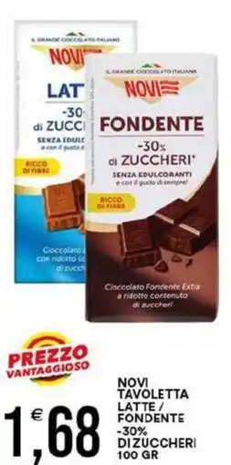 Vantaggio Cash&Carry Novi Tavoletta Latte / Fondente offerta