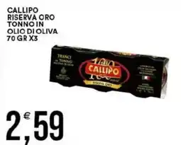 Vantaggio Cash&Carry Callipo riserva oro tonno in olio di oliva offerta