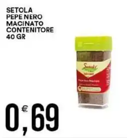 Vantaggio Cash&Carry Setola pepe nero macinato offerta