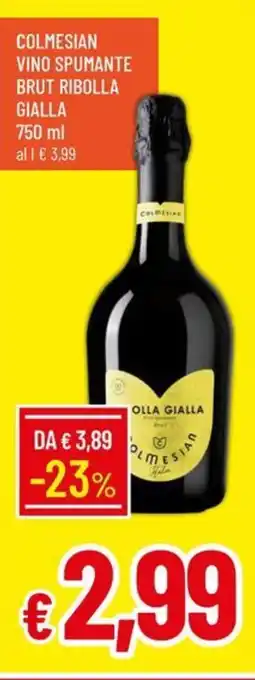 Colmesian vino spumante brut ribolla gialla