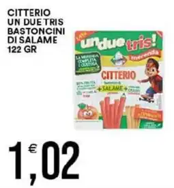 Vantaggio Cash&Carry Citterio un due tris bastoncini di salame offerta
