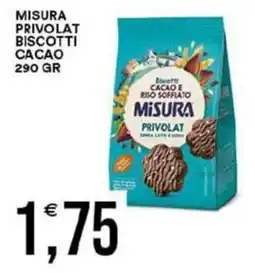 Vantaggio Cash&Carry Biscotti cacao e riso soffiato Misura Privolat offerta