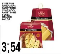 Vantaggio Cash&Carry Bistefani pandoro e panettone classico offerta