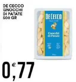 Vantaggio Cash&Carry De Cecco Gnocchi di Patate offerta