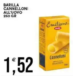 Vantaggio Cash&Carry Barilla Cannelloni all'uovo offerta