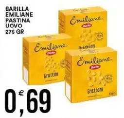 Vantaggio Cash&Carry Barilla Emiliane Pastina Uovo offerta