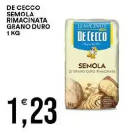 Vantaggio Cash&Carry De Cecco semola di grano duro rimacinata offerta