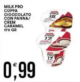 Vantaggio Cash&Carry Milk Pro coppa cioccolato con panna offerta