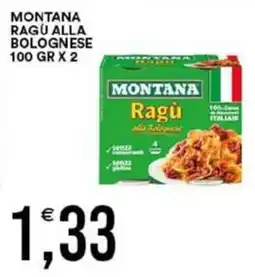 Vantaggio Cash&Carry Montana Ragù alla Bolognese offerta