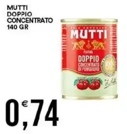 Vantaggio Cash&Carry Mutti passata doppio concentrato di pomodoro offerta
