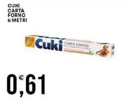 Vantaggio Cash&Carry Cuki carta forno offerta