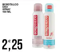 Vantaggio Cash&Carry Borotalco deo spray offerta