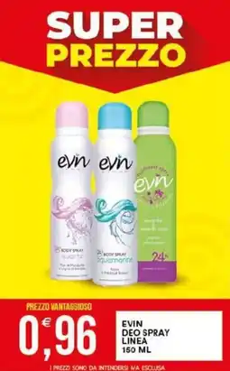 Vantaggio Cash&Carry Evin deo spray linea offerta