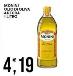 Vantaggio Cash&Carry Monini olio di oliva anfora offerta