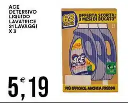 Vantaggio Cash&Carry Ace Detersivo Liquido offerta