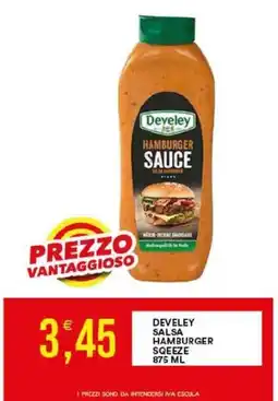 Vantaggio Cash&Carry Develey salsa hamburger squeeze offerta