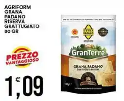 Vantaggio Cash&Carry GranTerre Grana Padano Grattugiato Riserva offerta