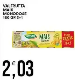 Vantaggio Cash&Carry Valfrutta mais offerta