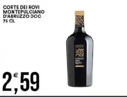 Vantaggio Cash&Carry Corte dei Rovi Montepulciano d'Abruzzo DOC offerta