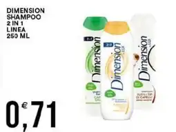 Vantaggio Cash&Carry Dimension shampoo 2 in 1 offerta