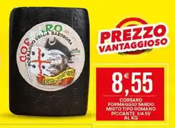 Vantaggio Cash&Carry Corsaro formaggio sardo offerta