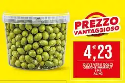 Vantaggio Cash&Carry Olive verdi dolci greche mammut offerta