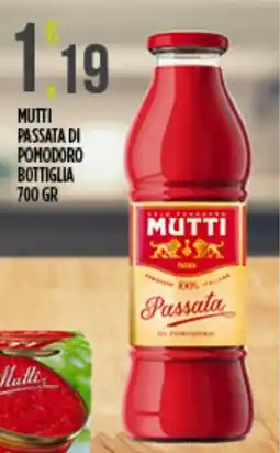 Euroesse Mutti passata di pomodoro bottiglia offerta